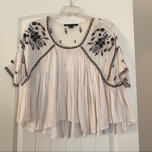 French connection Peasant top